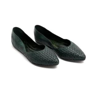 Toson intrecciato tinto verde amazzonia